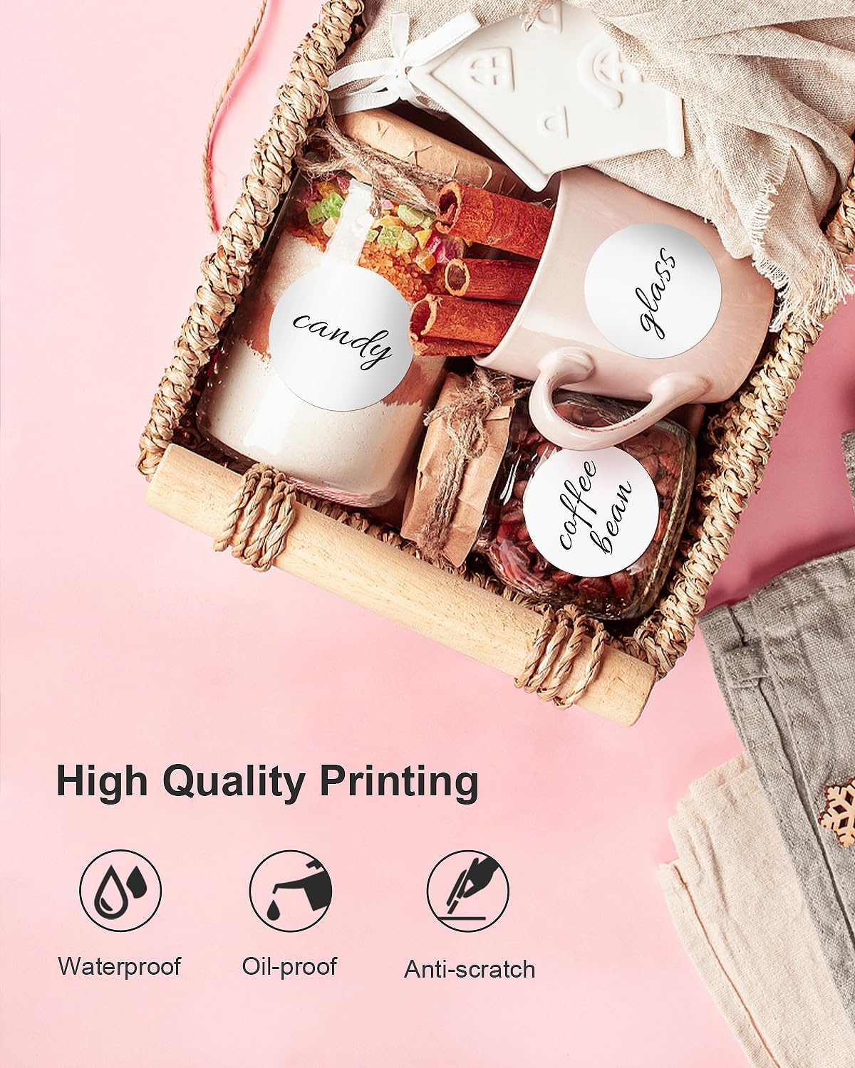 image:imageNelko Genuine 2 Inch White Circle Thermal Stickers Labels Compatible with Nelko PL70E Label Printer SelfAdhesive for Small Businesses DIY Logo Design Customized Stickers QR Code 750 LabelsRollWhite